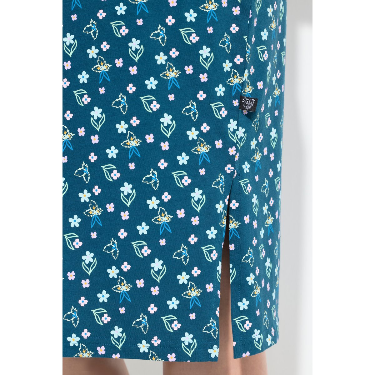 Chemise de nuit 0 fleurs pétrol, ULLA POPKEN