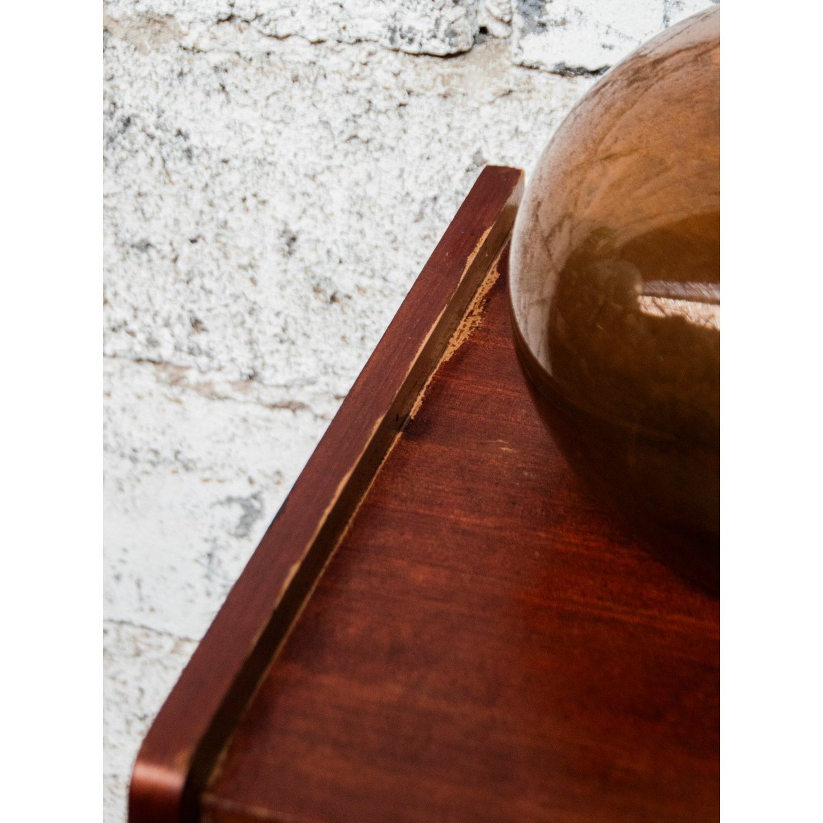 Commode scandinave en bois foncé Olga N°413 - Bon état bois foncé, DEBONGOUT