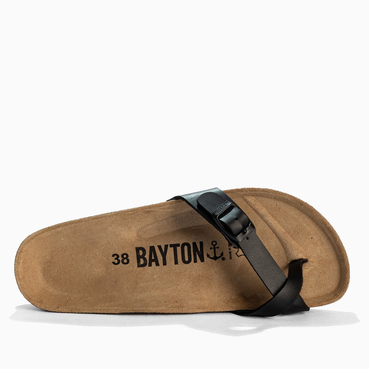 Tongs JUNON noir, BAYTON