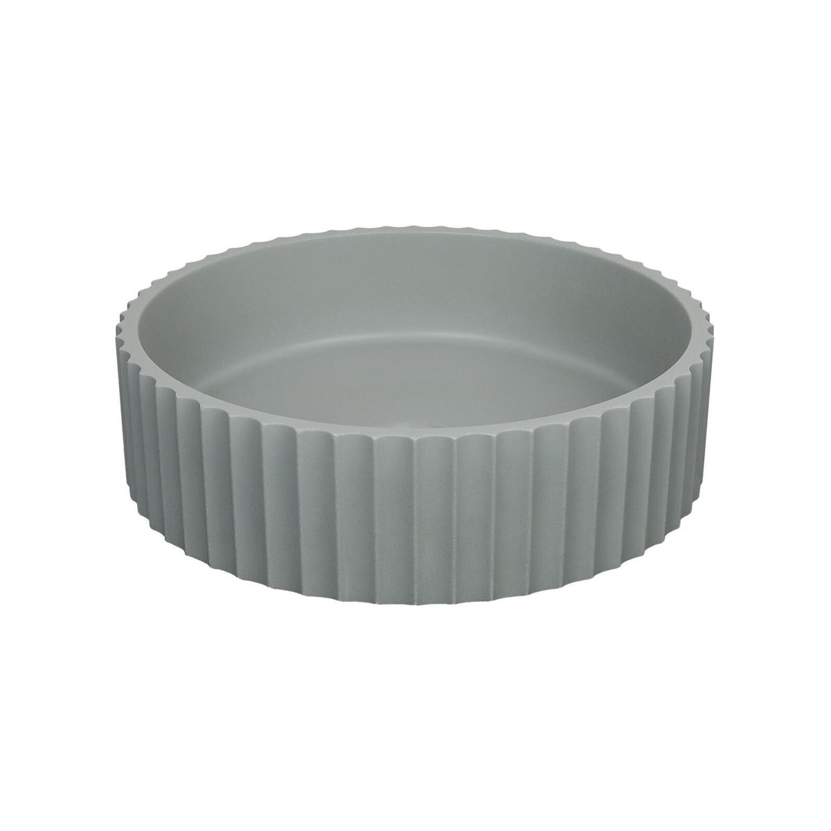 Vasque à poser ronde béton texturé vert 39,8cm IVILI vert, MOB IN