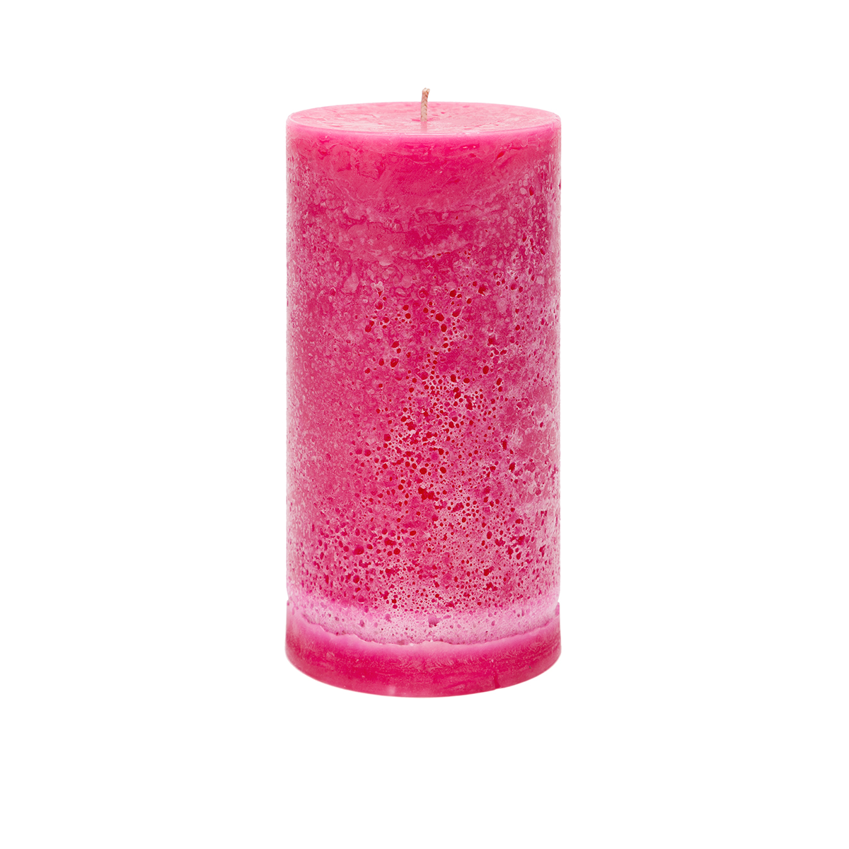 Bougie décorative cylindrique H20 ANTIK blanc, SIA DECO