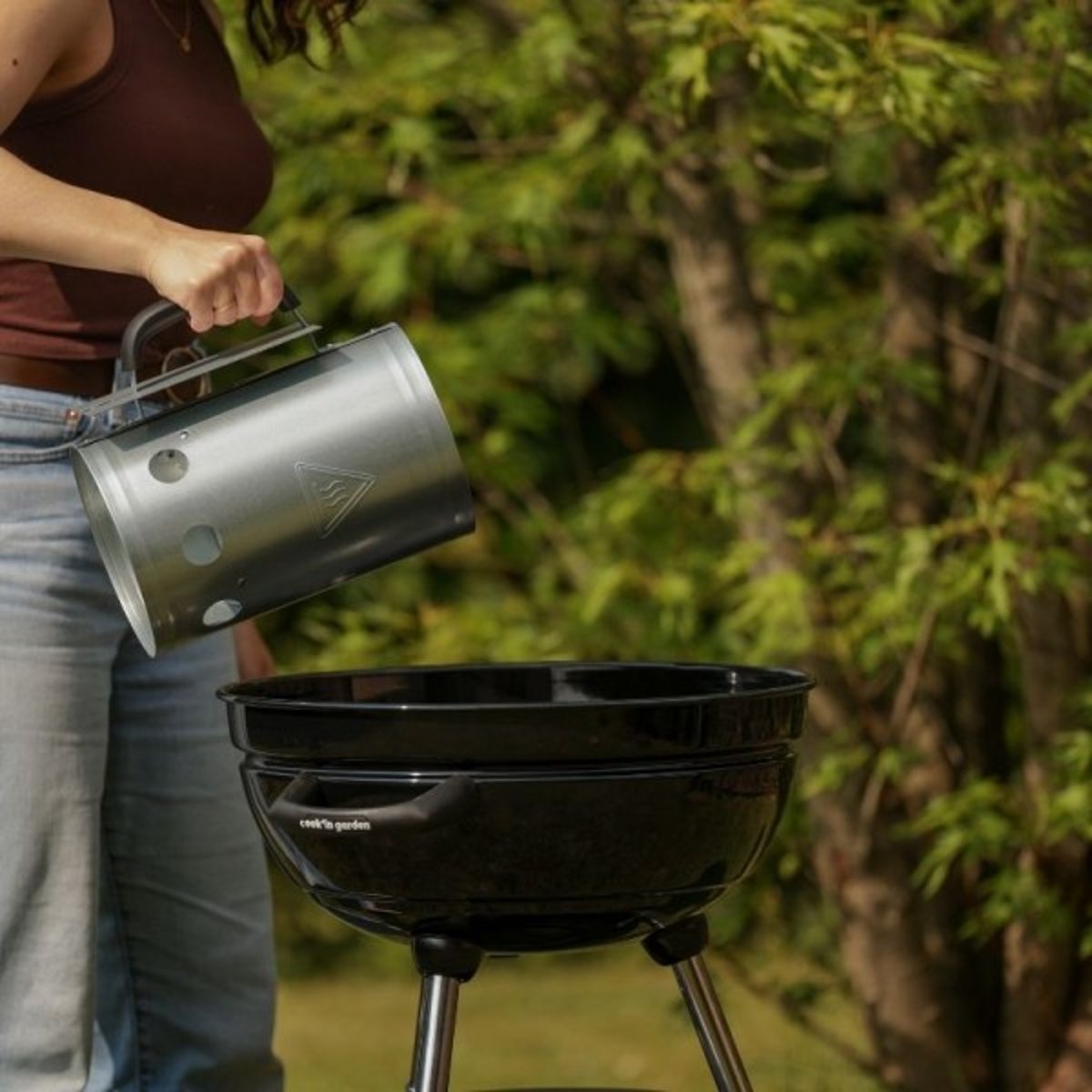 Barbecue Charbon, FUMOK noir, COOK IN GARDEN