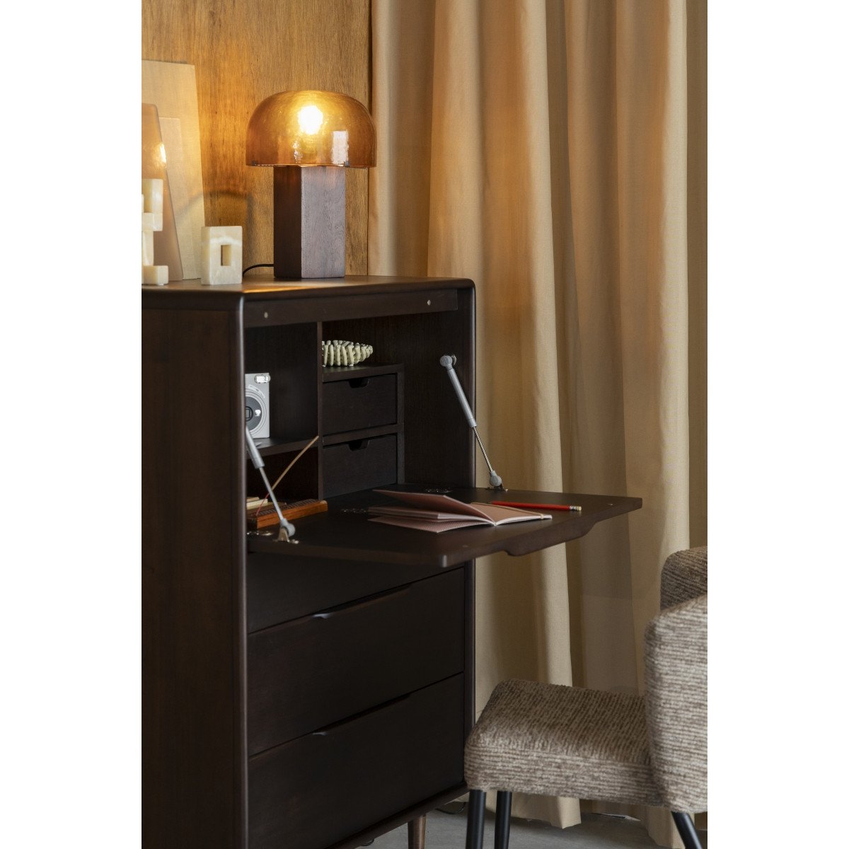 Armoire en bois, ELROY marron, DUTCHBONE