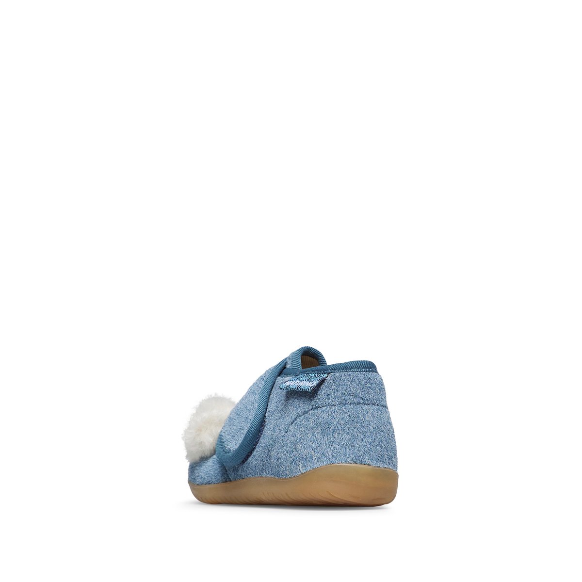 Pantoufles en tissu BISUE bleu clair-, NATURINO