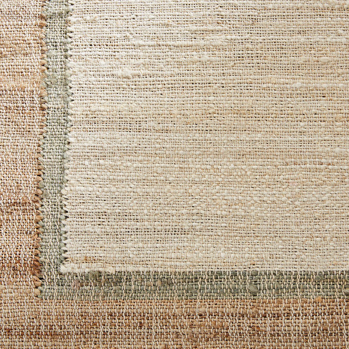 Tapis jute, tissé main, Ishika ecru, AM.PM