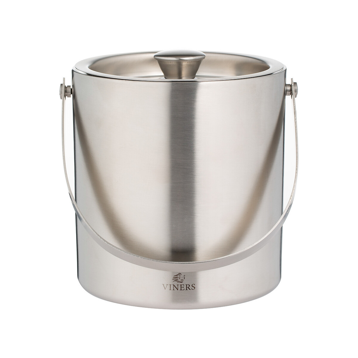 Double Wall Ice Bucket in Silver silver-coloured, VINERS
