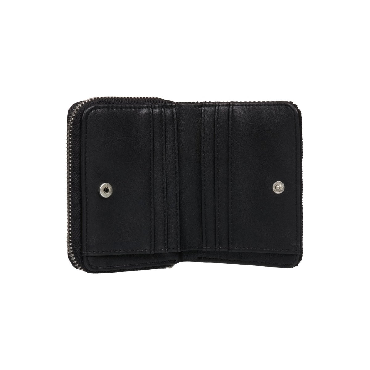 Portefeuille en velours côtelé LISETTE SOLID. noir anthracite, ROXY