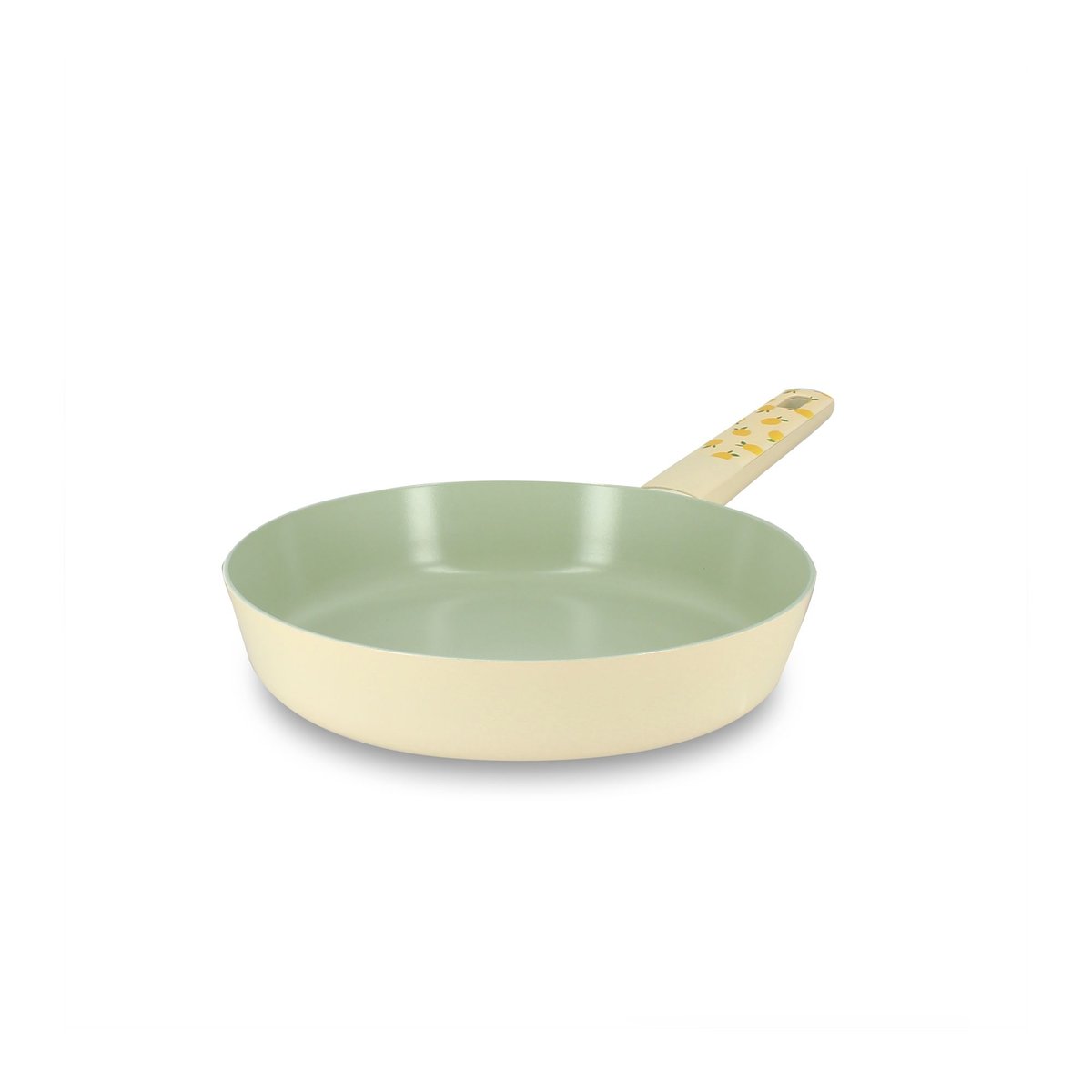 Poêle 20cm en aluminium, CITRON beige-vert, MENASTYL
