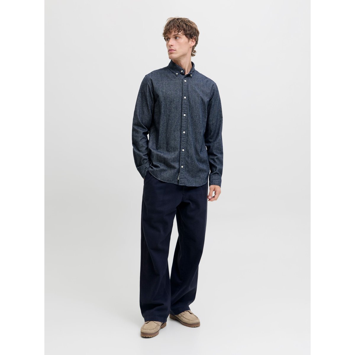 Chemise En Flanelle dark navy, JACK AND JONES PREMIUM