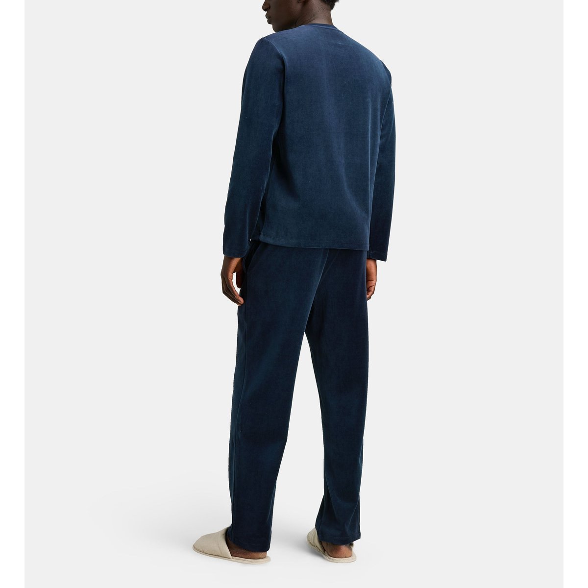 Ensemble pyjama dober velours ras bleu marine, GALERIES LAFAYETTE