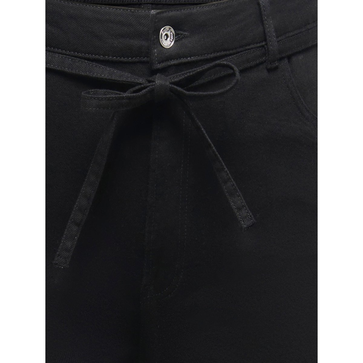 Jean Coupe Droite black denim, ONLY CARMAKOMA