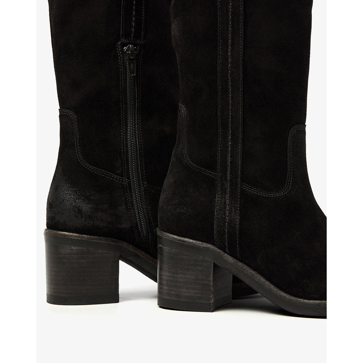Bottes en suède FLO HELEN noir, VIA VAI