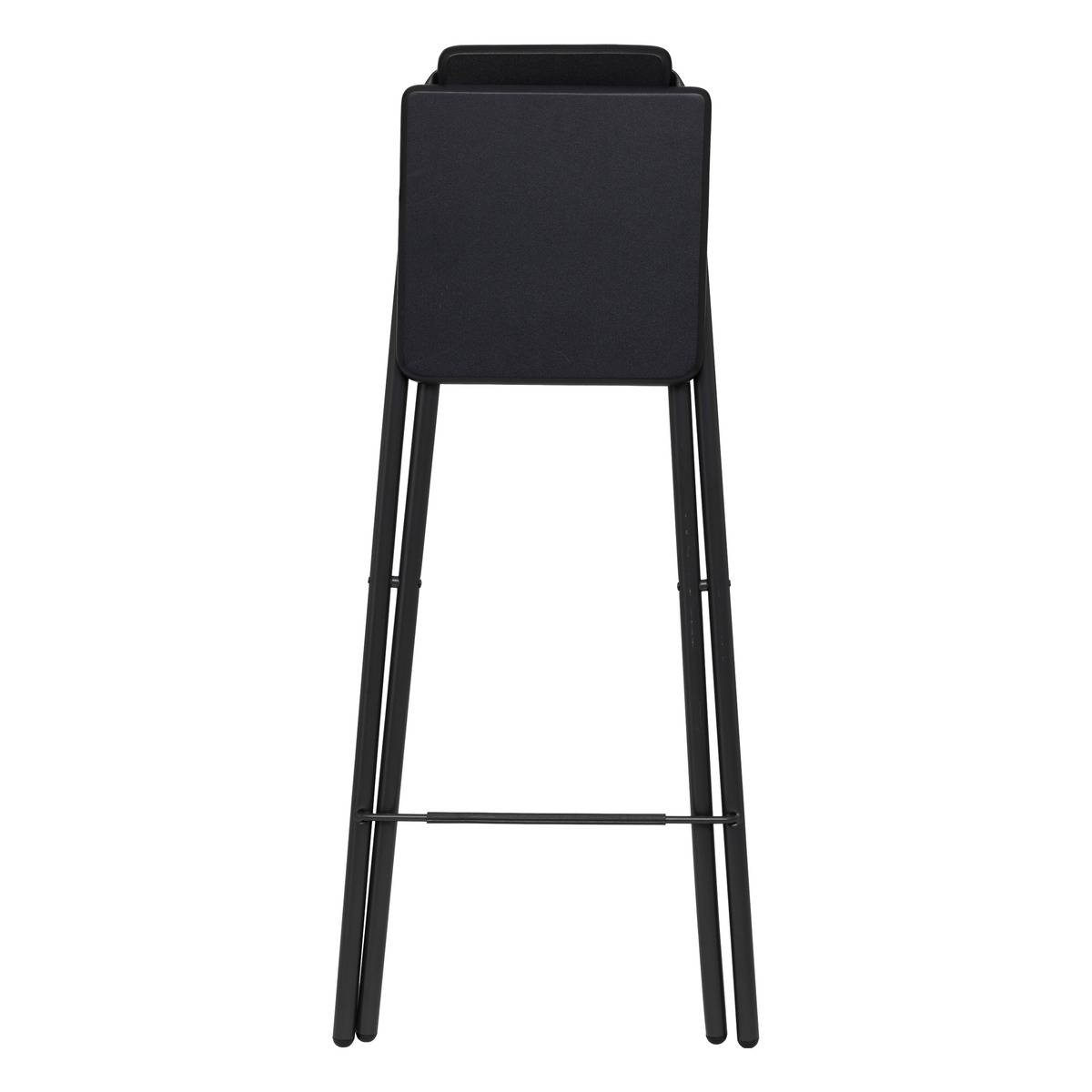 Chaise de bar en acier pliable FLEXY noir, 5FIVE SIMPLY SMART