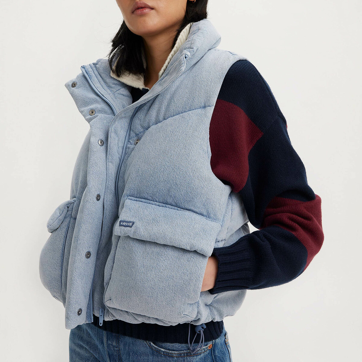 Doudoune sans manches, col montant 90035958, LEVI'S