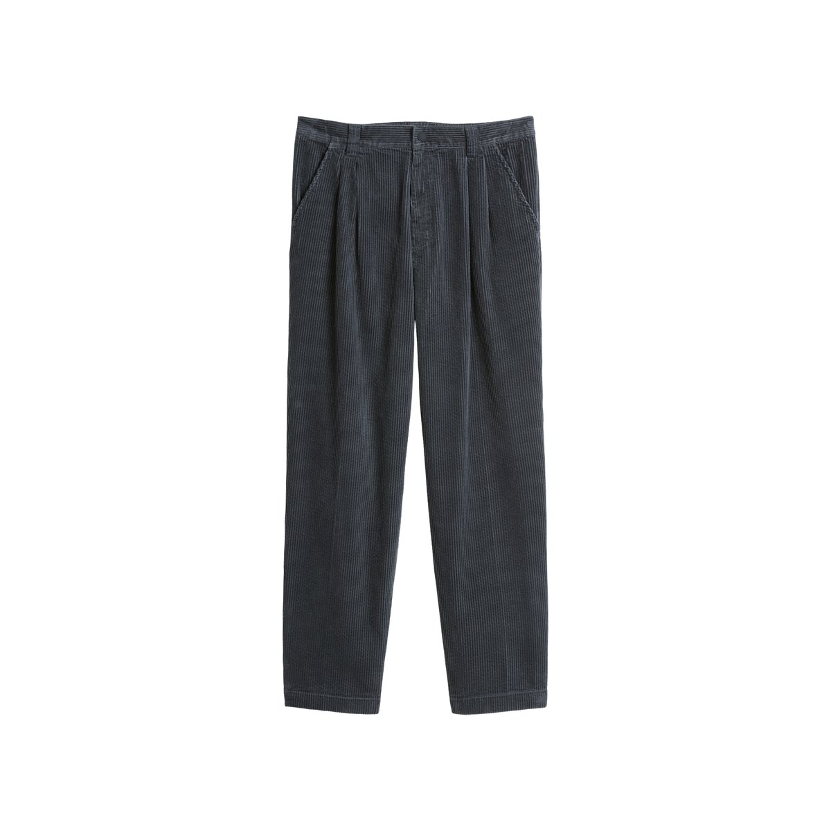 Pantalon en velours côtelé modèle Lars, coupe classique en pur coton biologique gris, MARC O’POLO DENIM