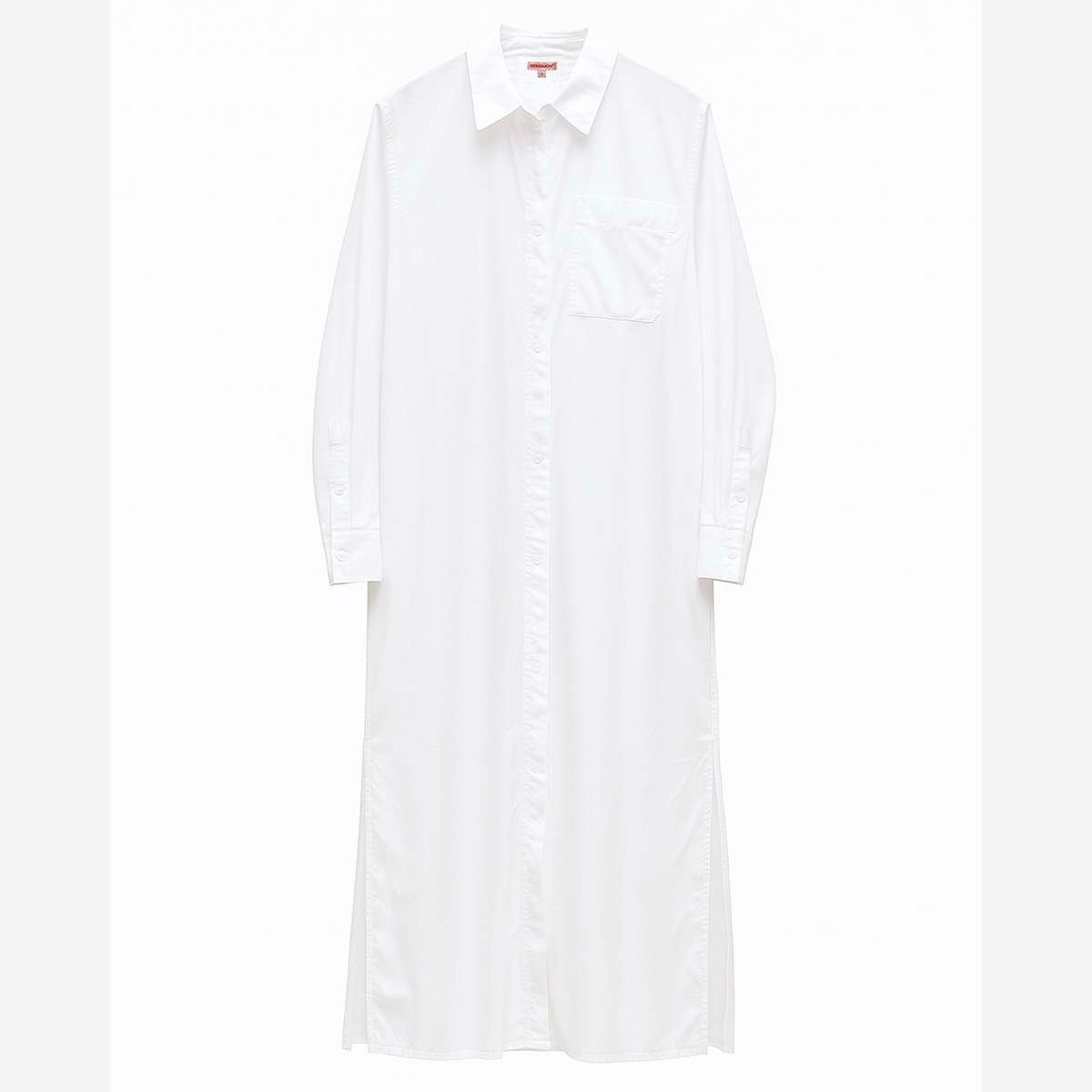 Robe chemise longue en coton PERNETTE blanc, BENSIMON
