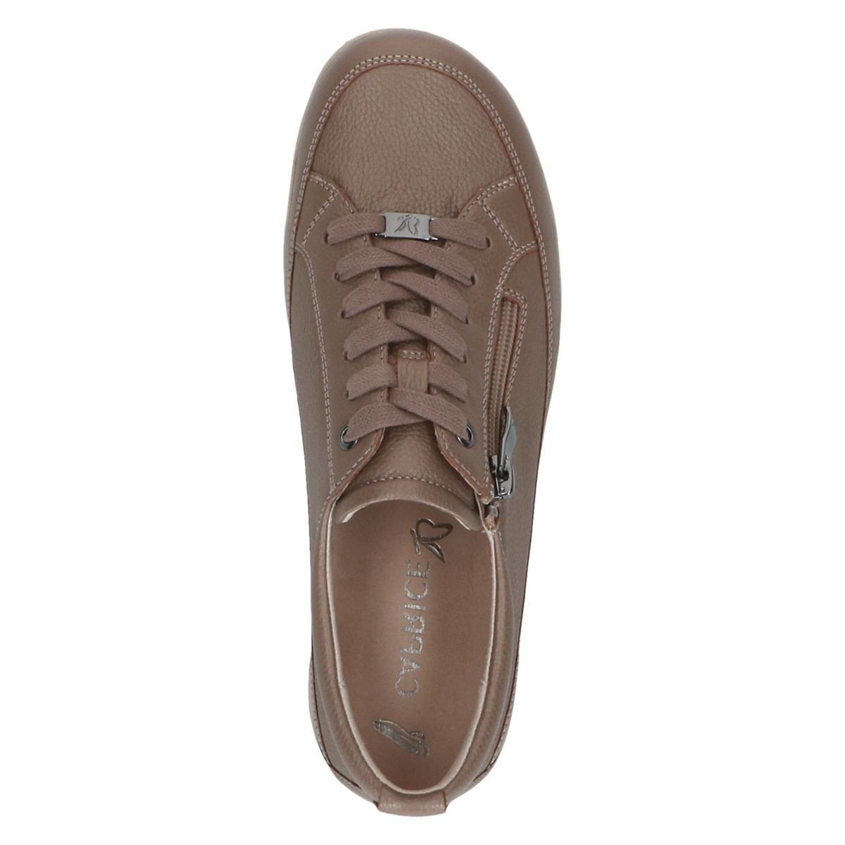 Derbie en cuir marron camel, CAPRICE