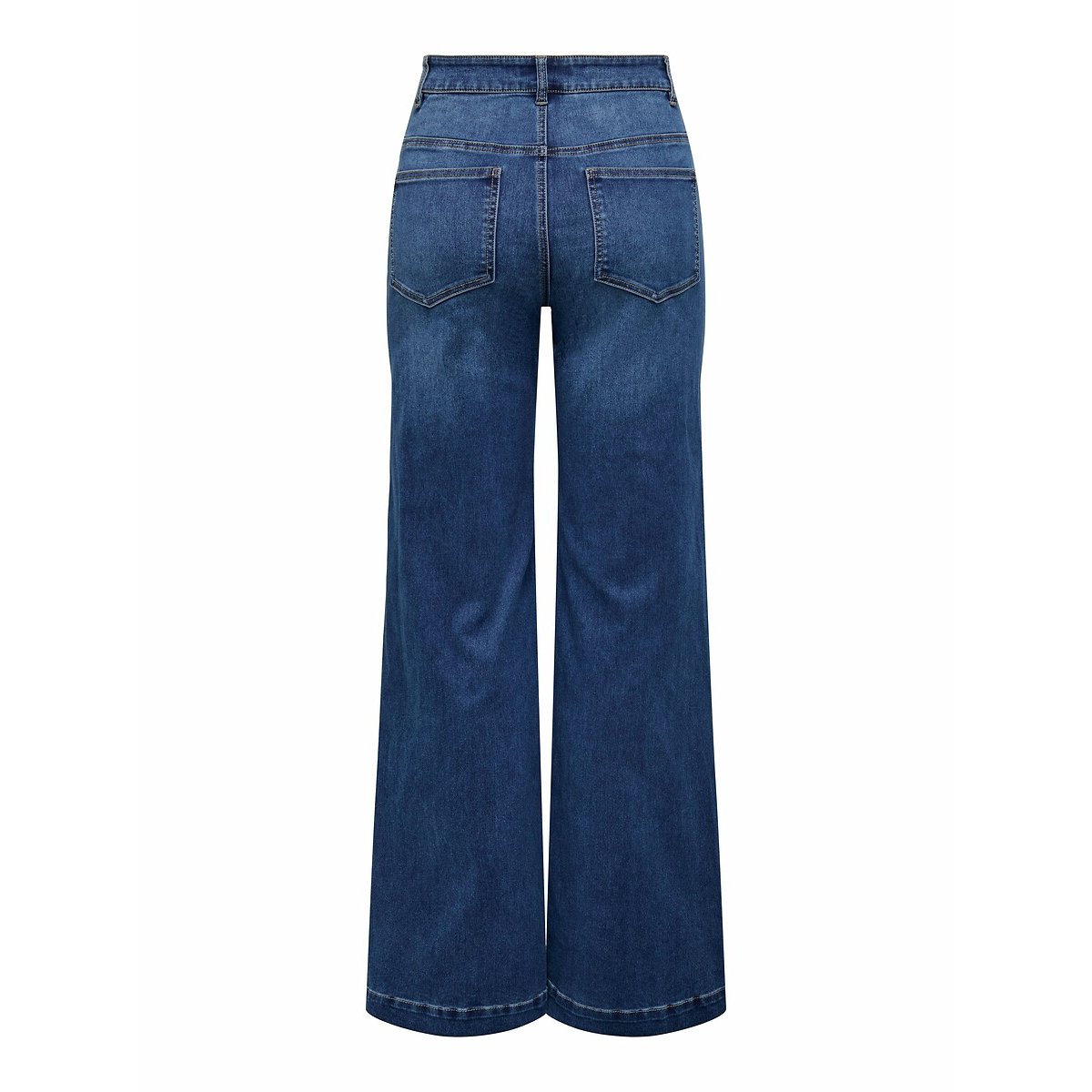 Wide Leg Jeans with High Waist dark denim blue, ONLY