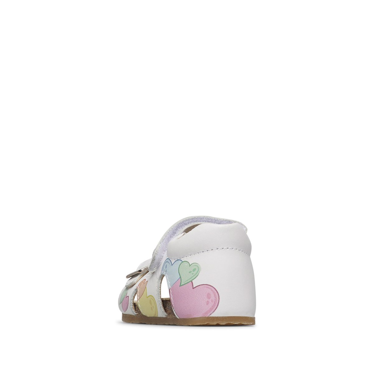 Sandales en cuir BYMIA blanc-, FALCOTTO