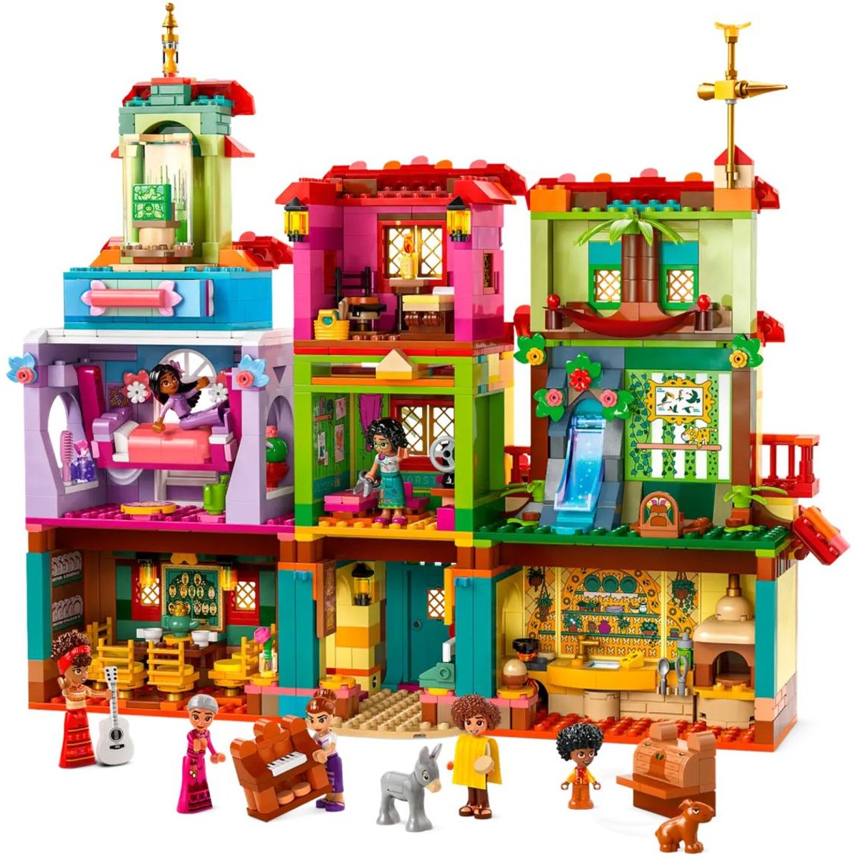 LEGO Disney - Maison Magique des Madrigal (43245) - Aventures d'Encanto couleur unique, LEGO