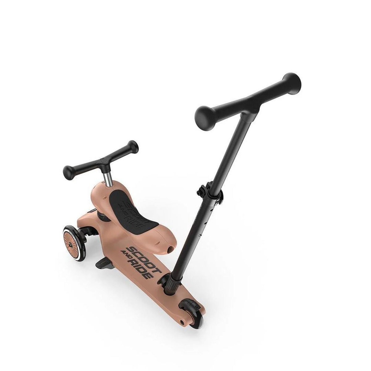 Porteur évolutif Highwaykick 1 Push and Go rouge, noir, SCOOT AND RIDE