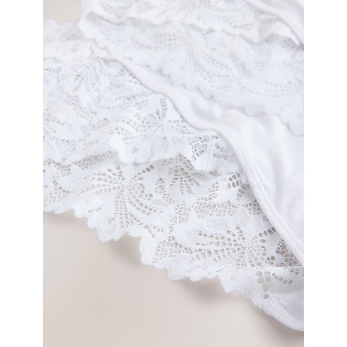 Culotte en dentelle ultra confort, lot de 3 blanc, NEXT