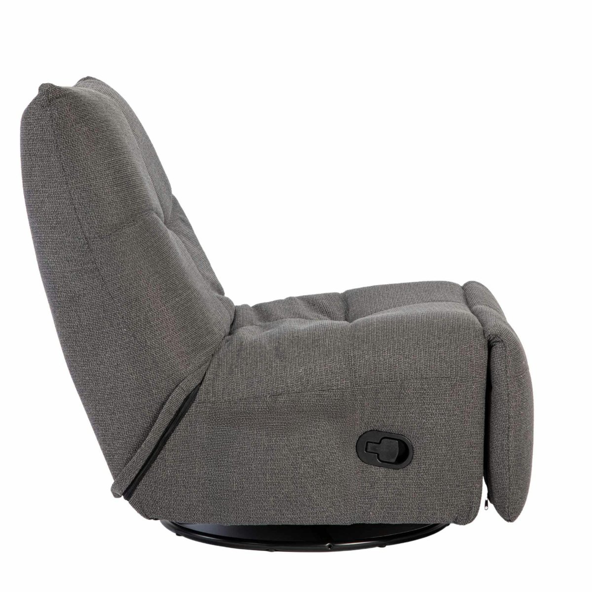 Fauteuil relax inclinable BELORA gris foncé, PIER IMPORT