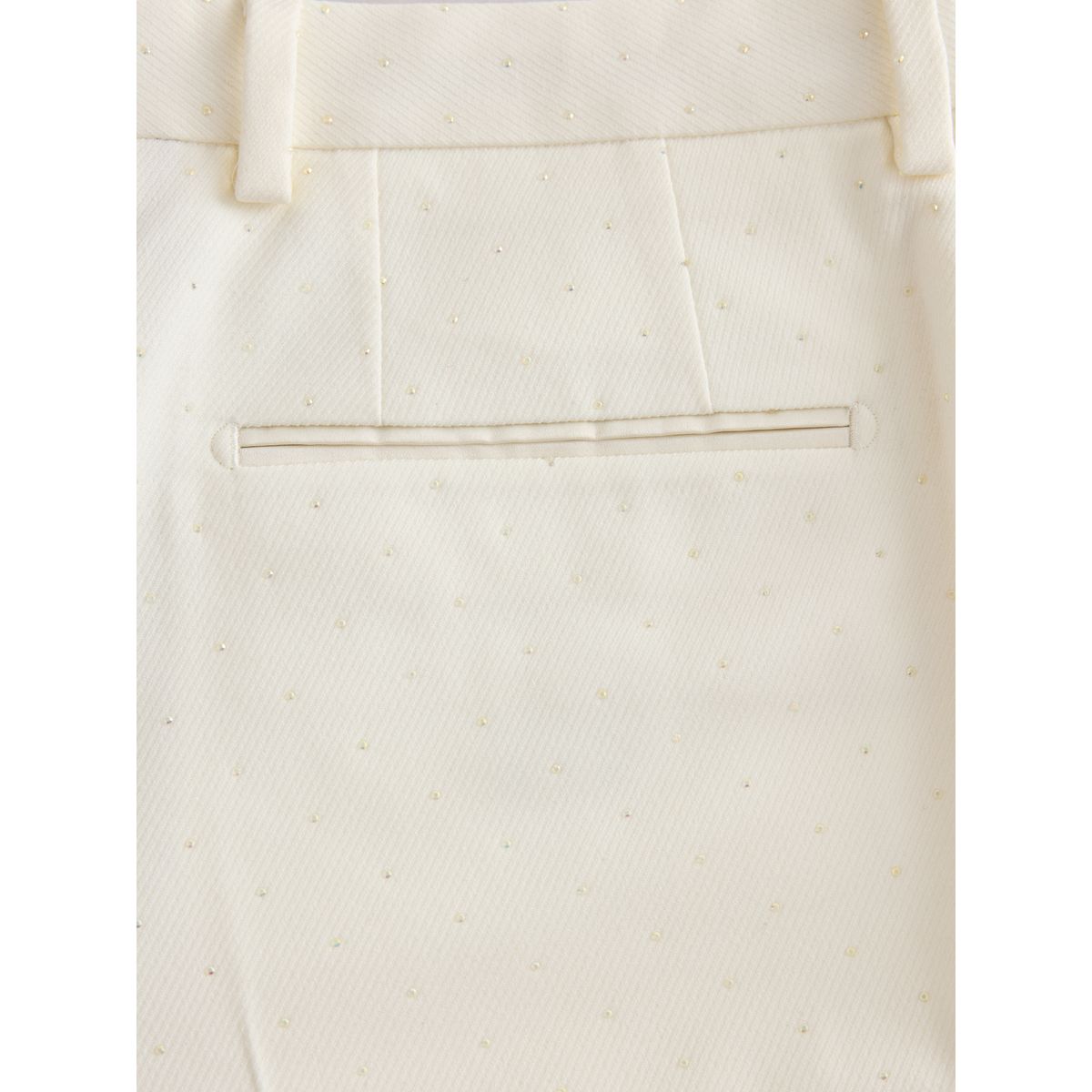 Pantalon de smoking slim scintillant écru, NEXT