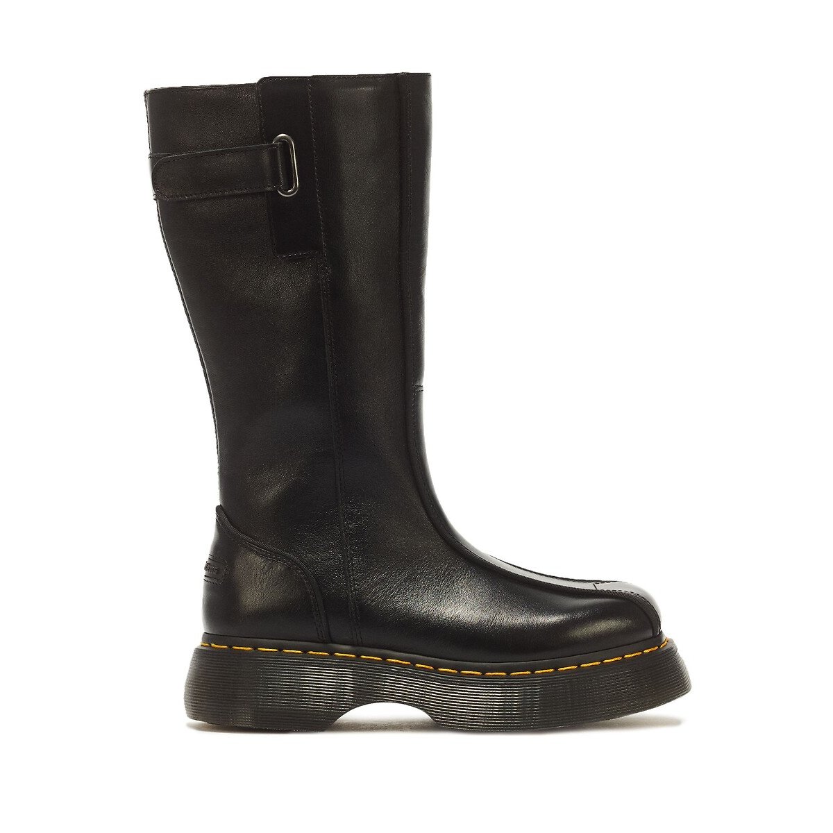 Bottes en cuir, Buzz Milled Gloss noir, DR. MARTENS