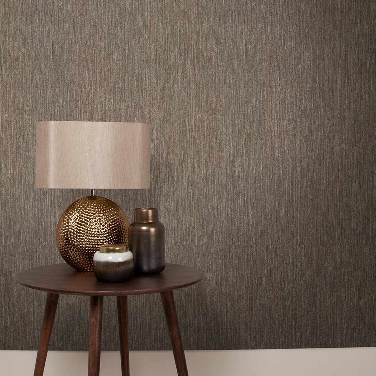 Papier peint Origin Ground marron, GRAHAM ET BROWN