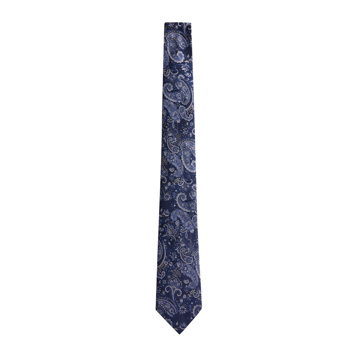 Cravate à motif cachemire bleu, NEXT