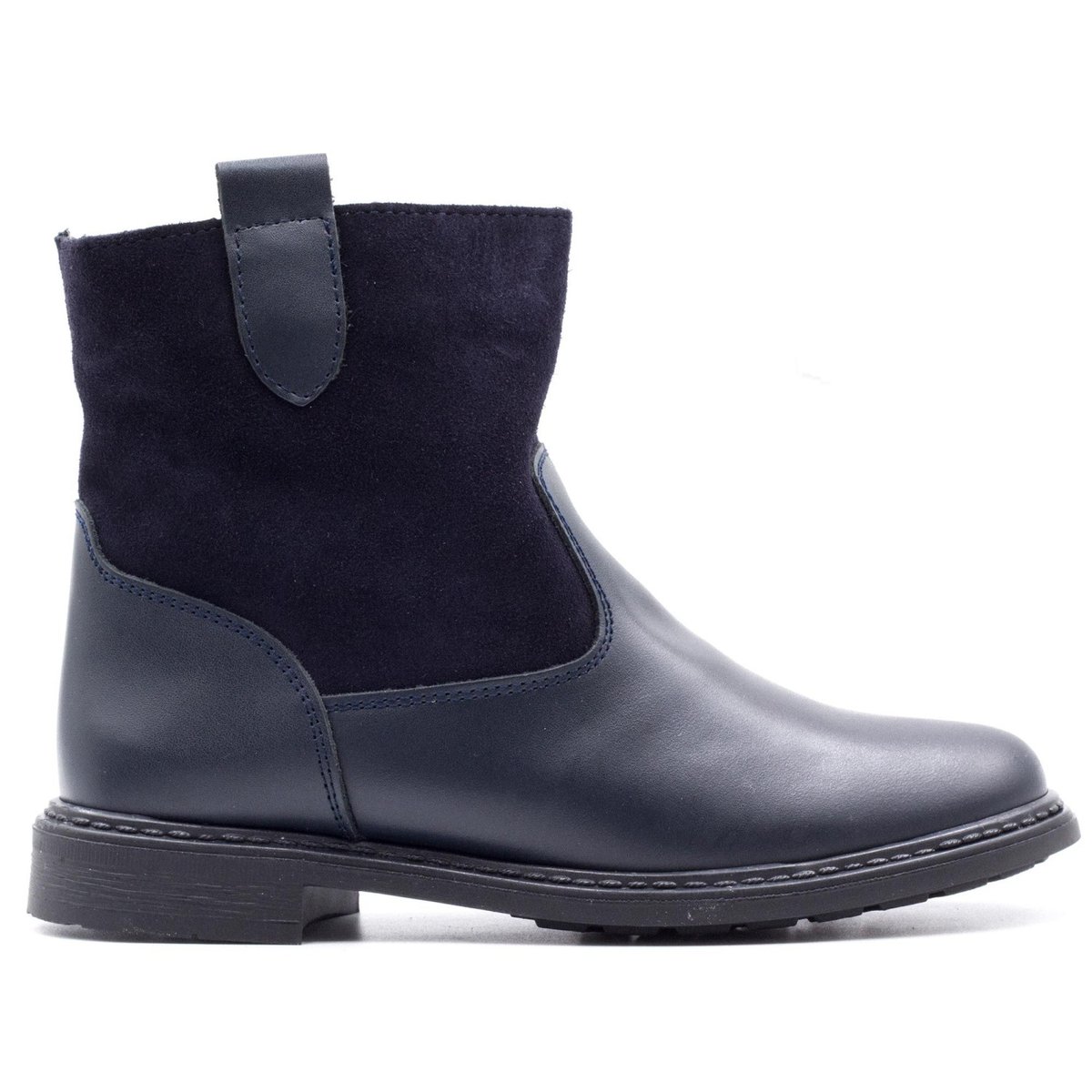 Boni Hudson - boots fourrées fille bleu marine, BONI&SIDONIE
