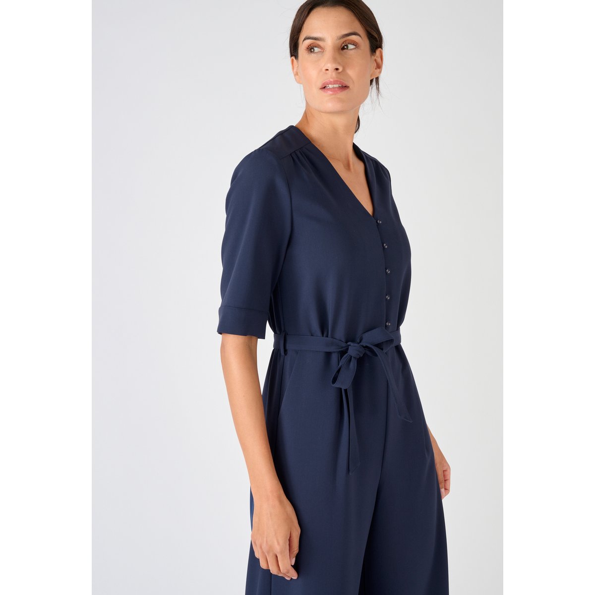 Combinaison pantalon bas larges bleu marine, DAMART