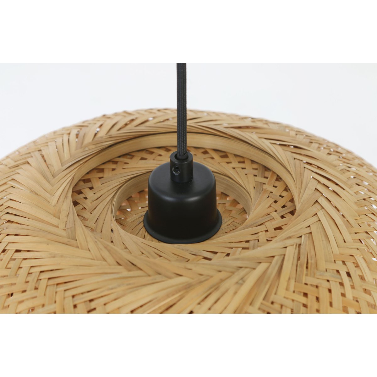 Lampe Suspendue Bambou TIMEO brun, LIGHT & LIVING