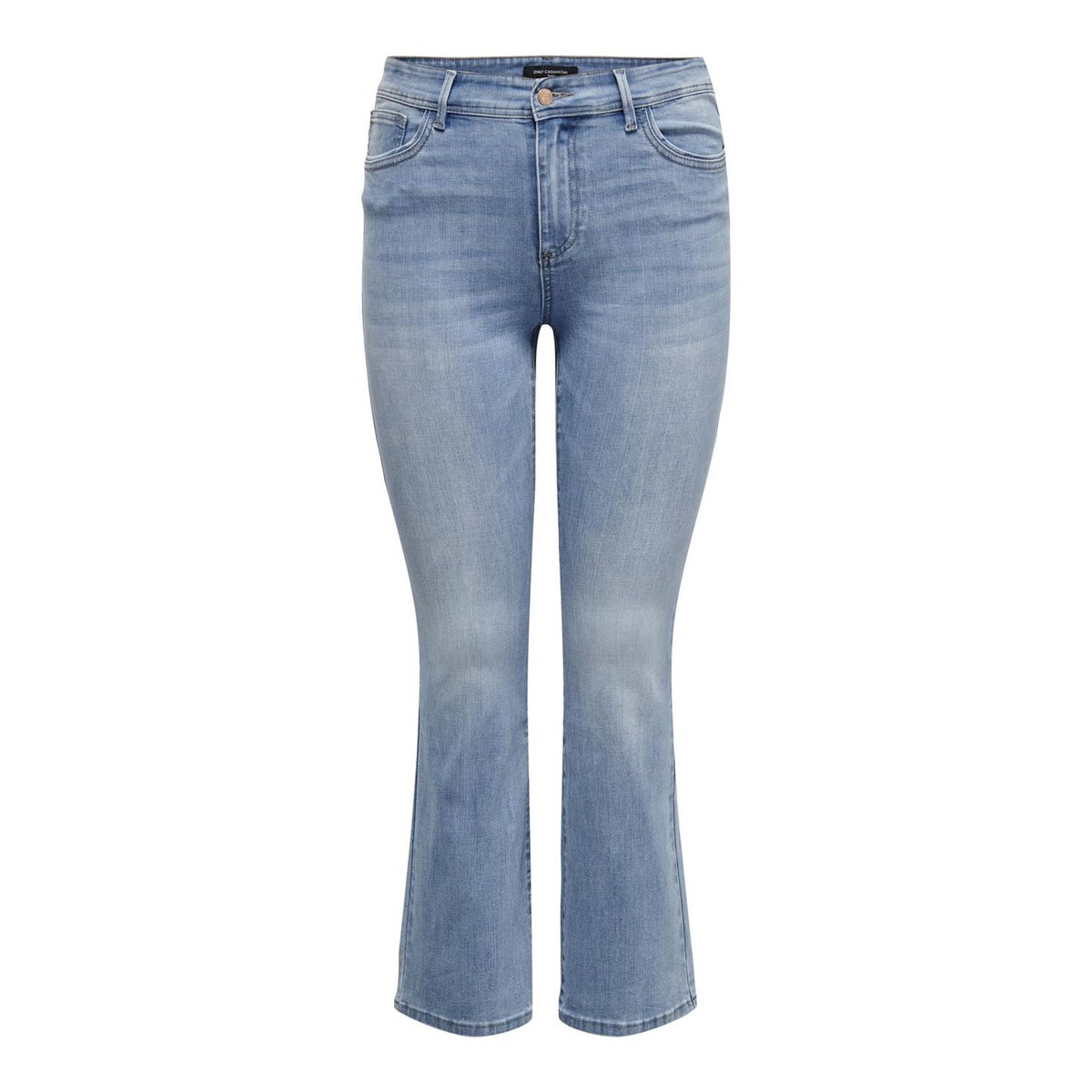 Jean Flared light medium blue denim, ONLY CARMAKOMA