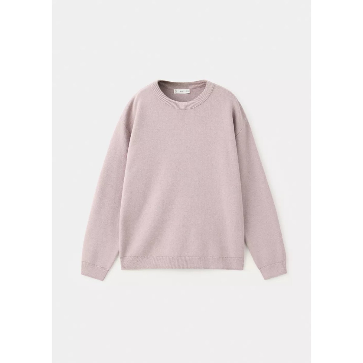 Pull-over maille coton violet clair/pastel, MANGO KIDS
