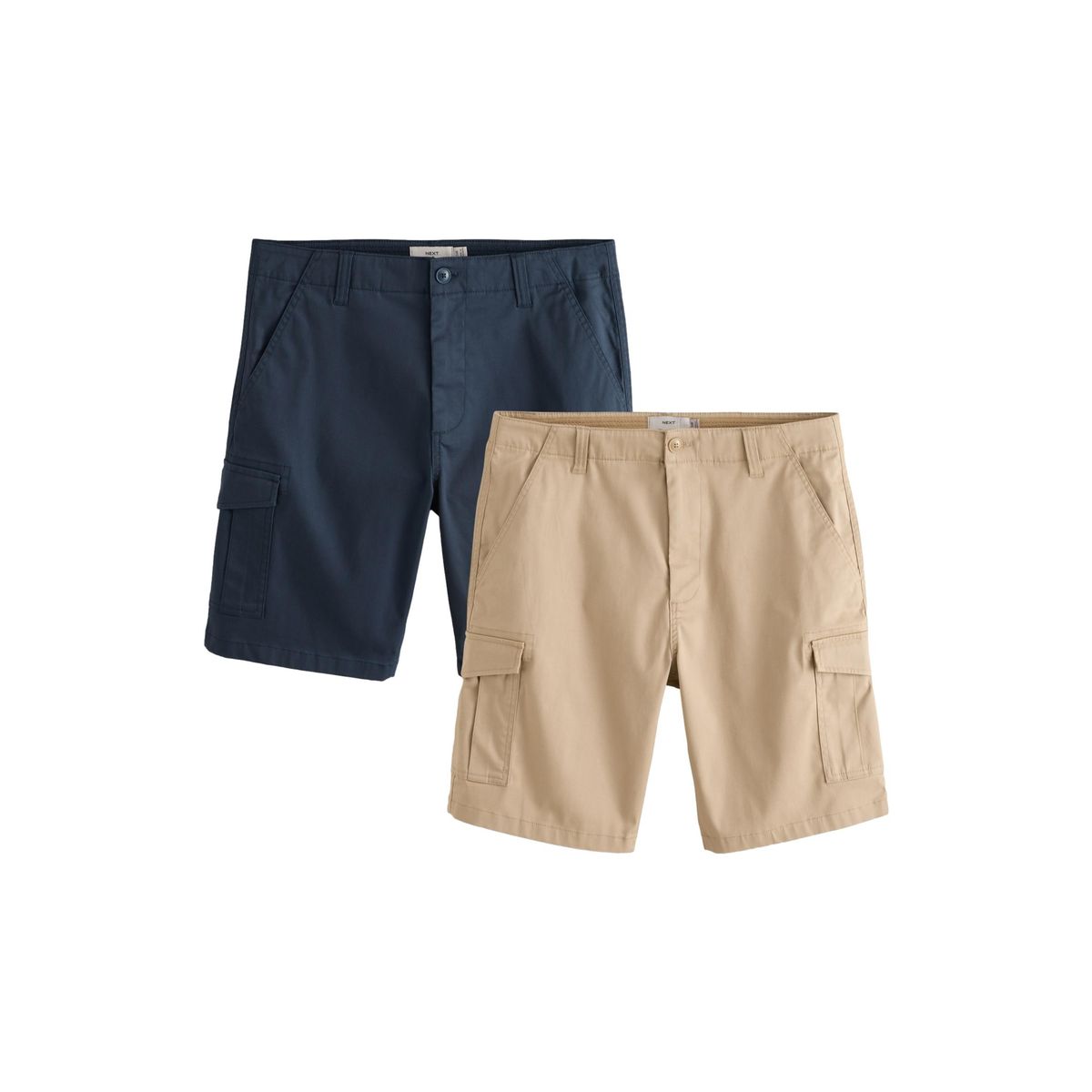 Short cargo stretch bleu encre/pierre, NEXT