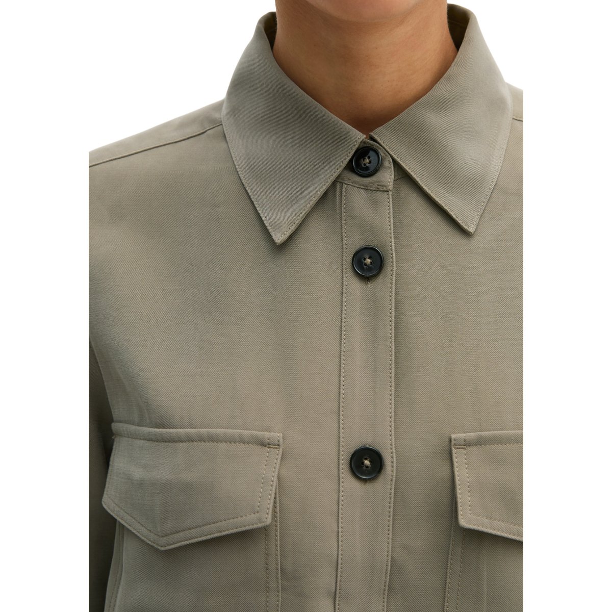 Survêtement régulier en viscose lavée marron, MARC O'POLO