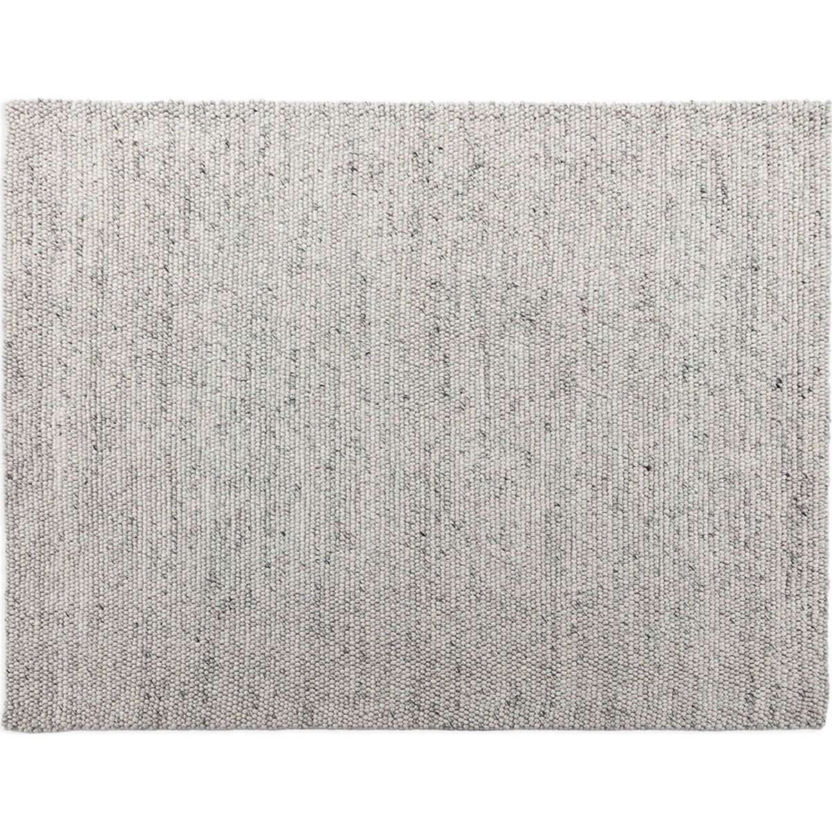 Tapis en laine tricotée main gris, RECOLLECTION