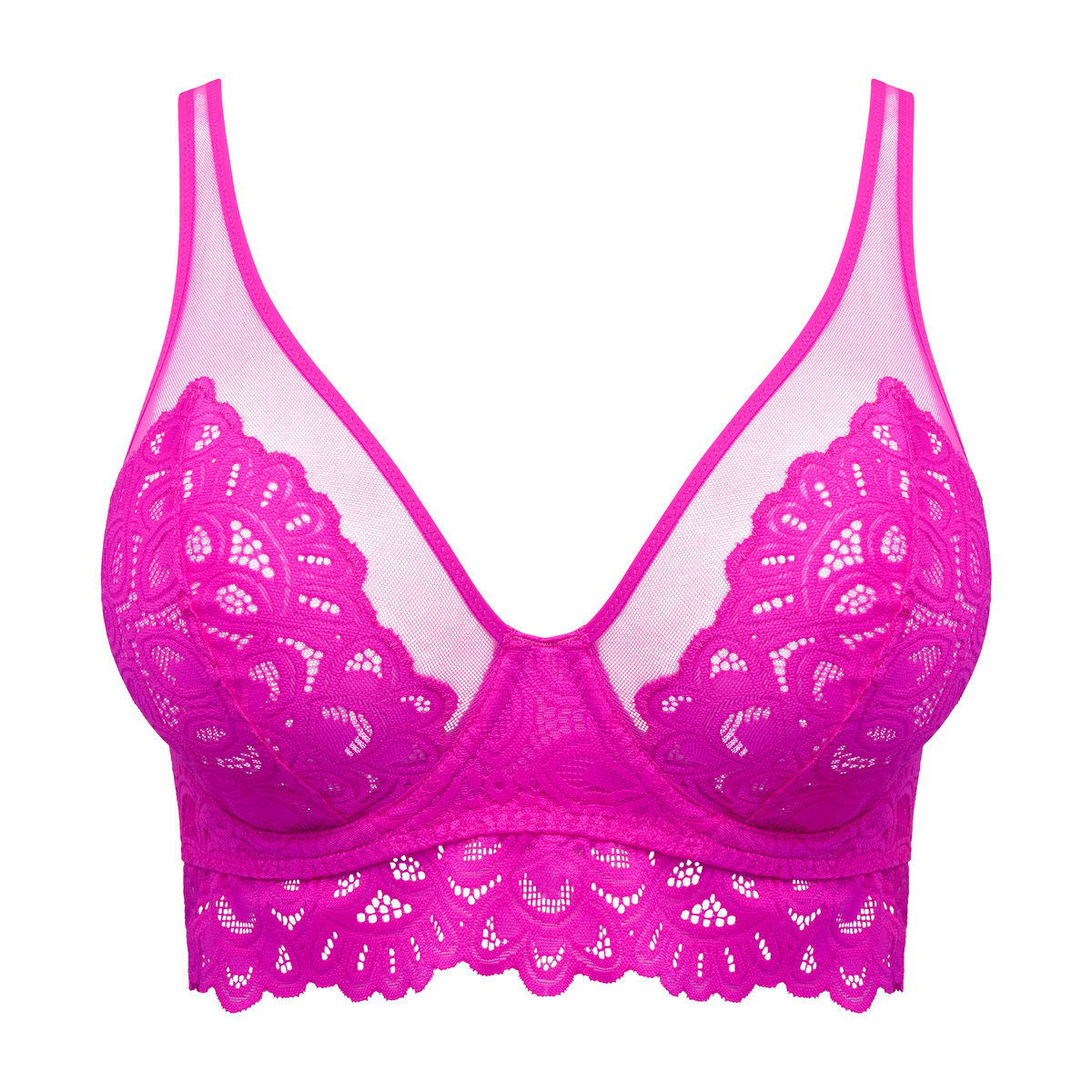Soutien gorge à décolleté plongeant DEAR NIGHT rose - influencer pink, PRIMADONNA