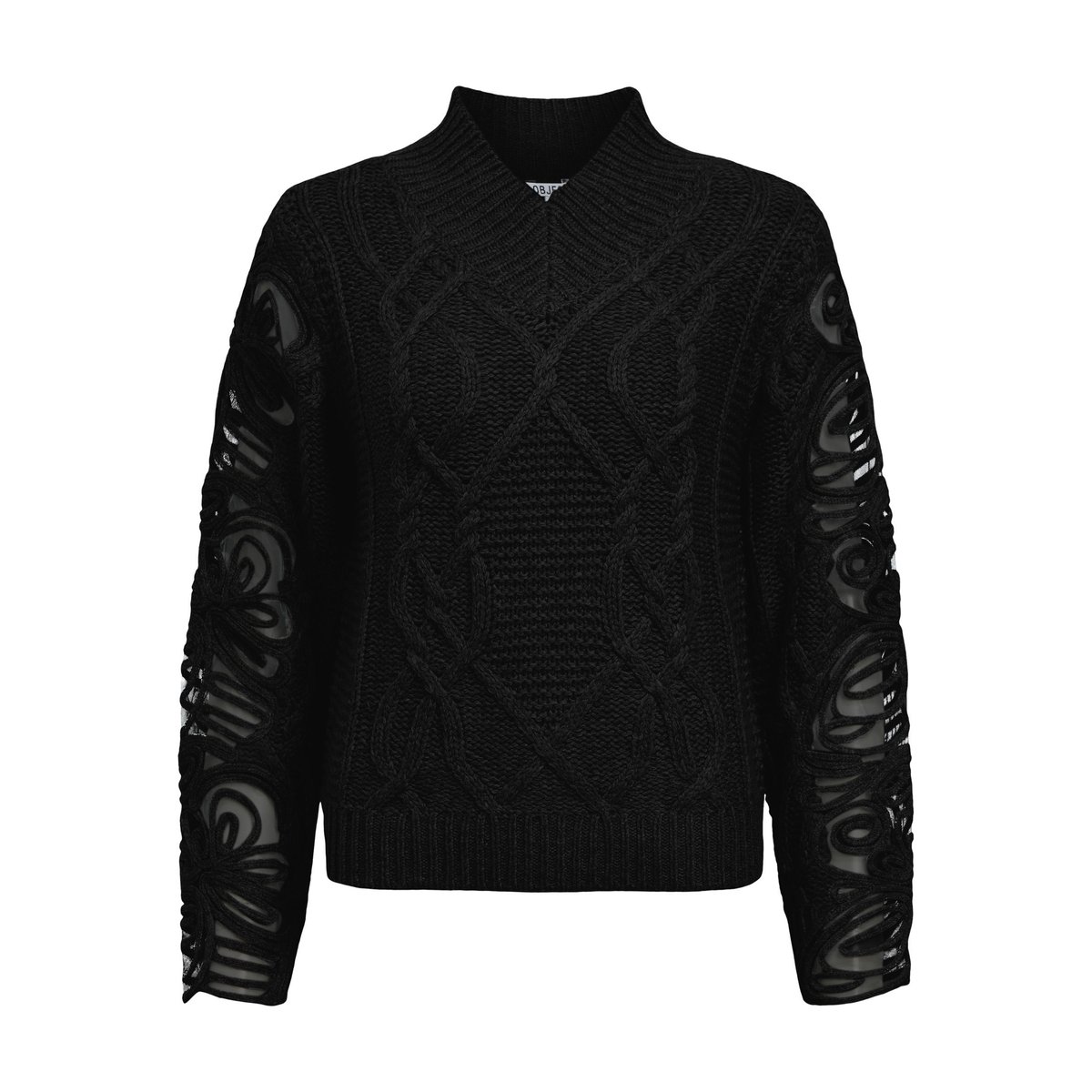 Pullover noir - black, OBJECT