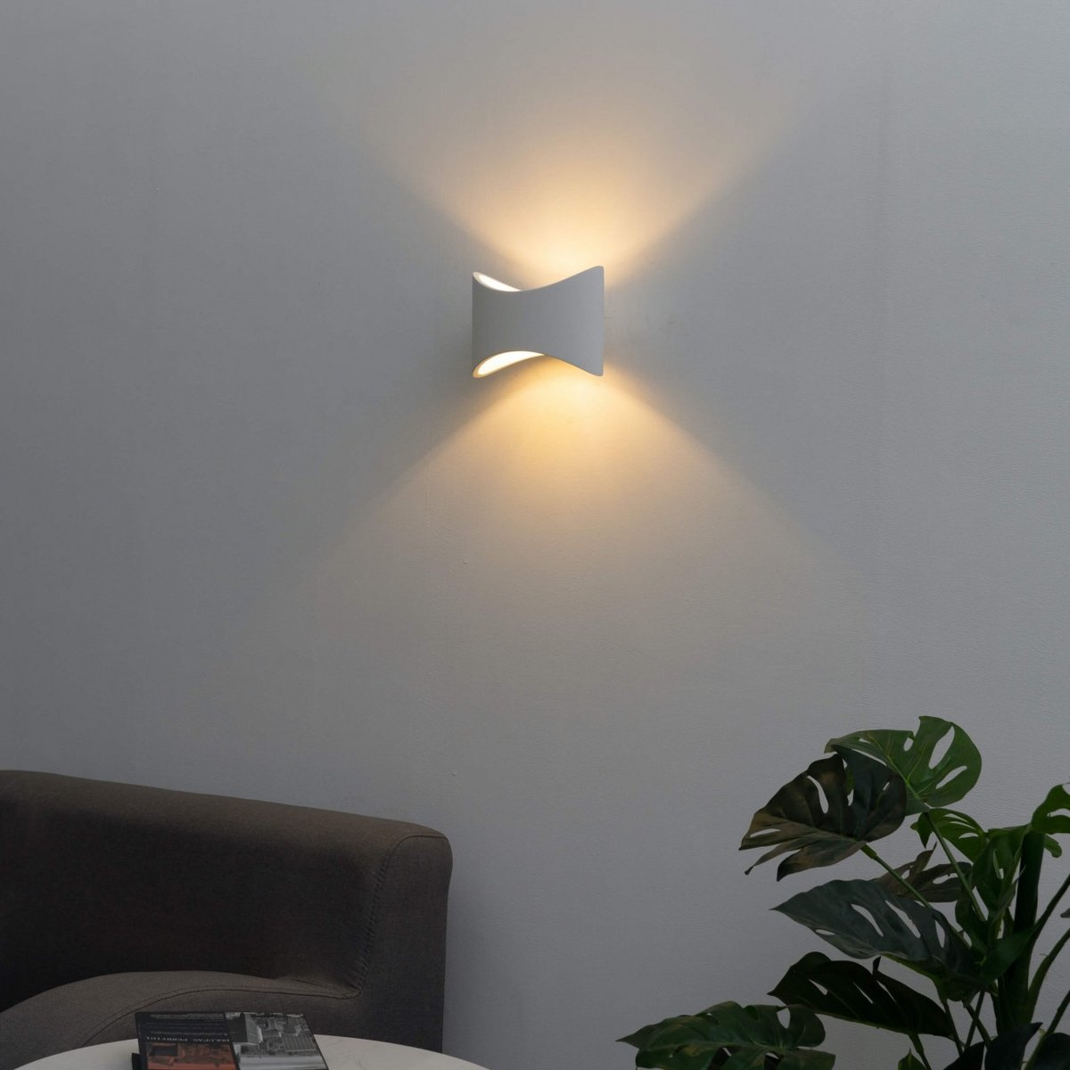 Applique murale élégante - CALIXTA blanc, KOSILUM