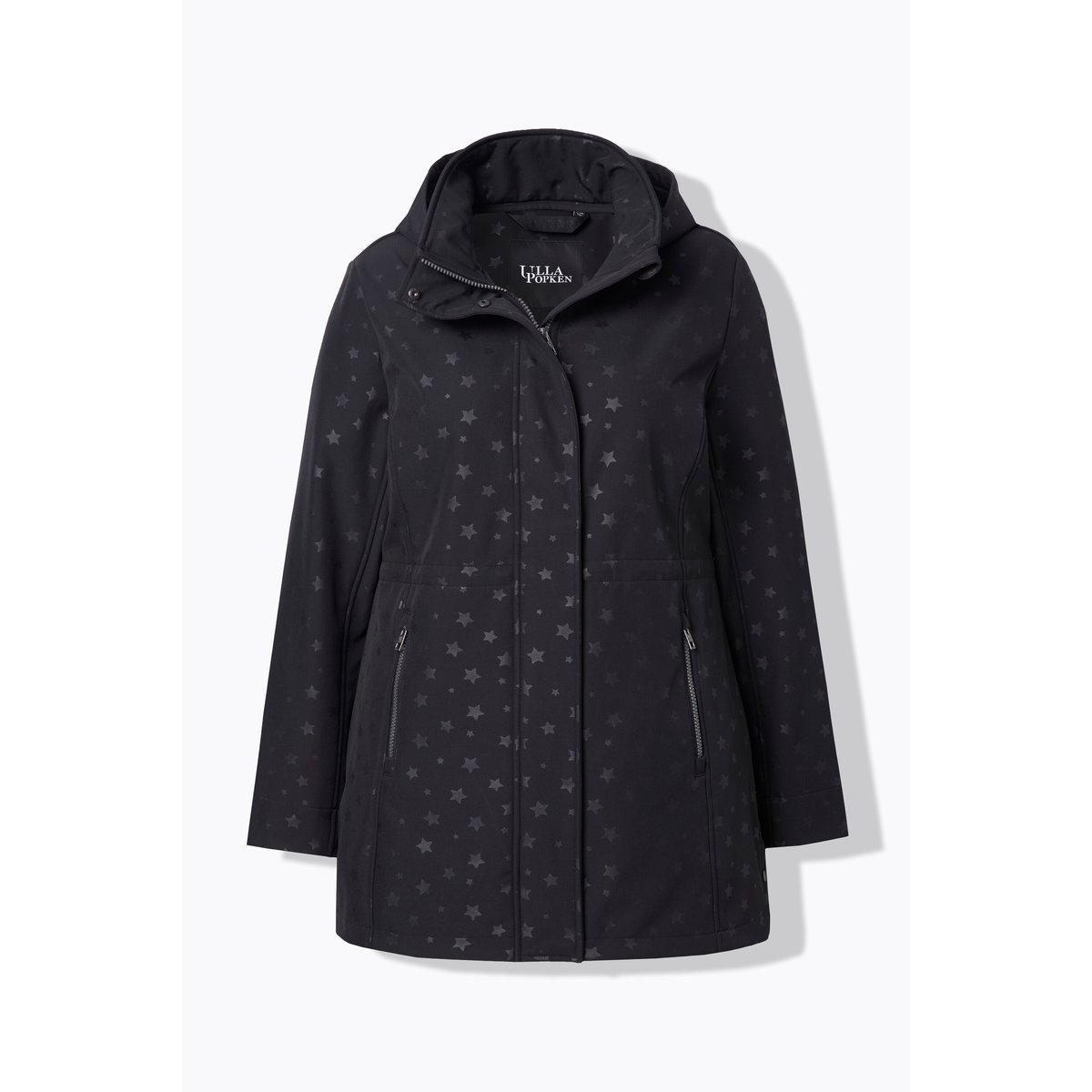 Veste softshell HYPRAR, imperméable noir, ULLA POPKEN