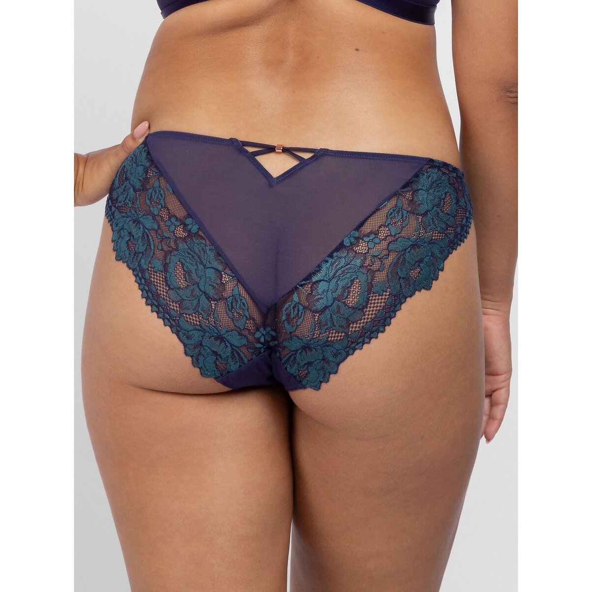 Brasiliana JEMMA TWO TONE LACE marine/verde, DORINA