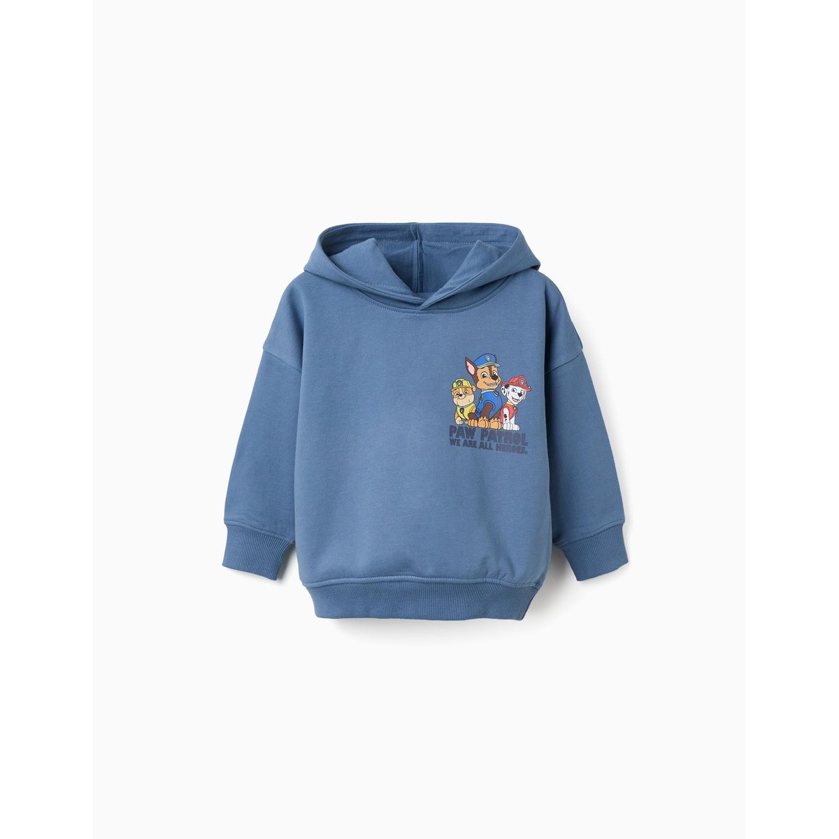 Sweat en coton peigné avec imprimé Paw Patrol bleu, ZIPPY