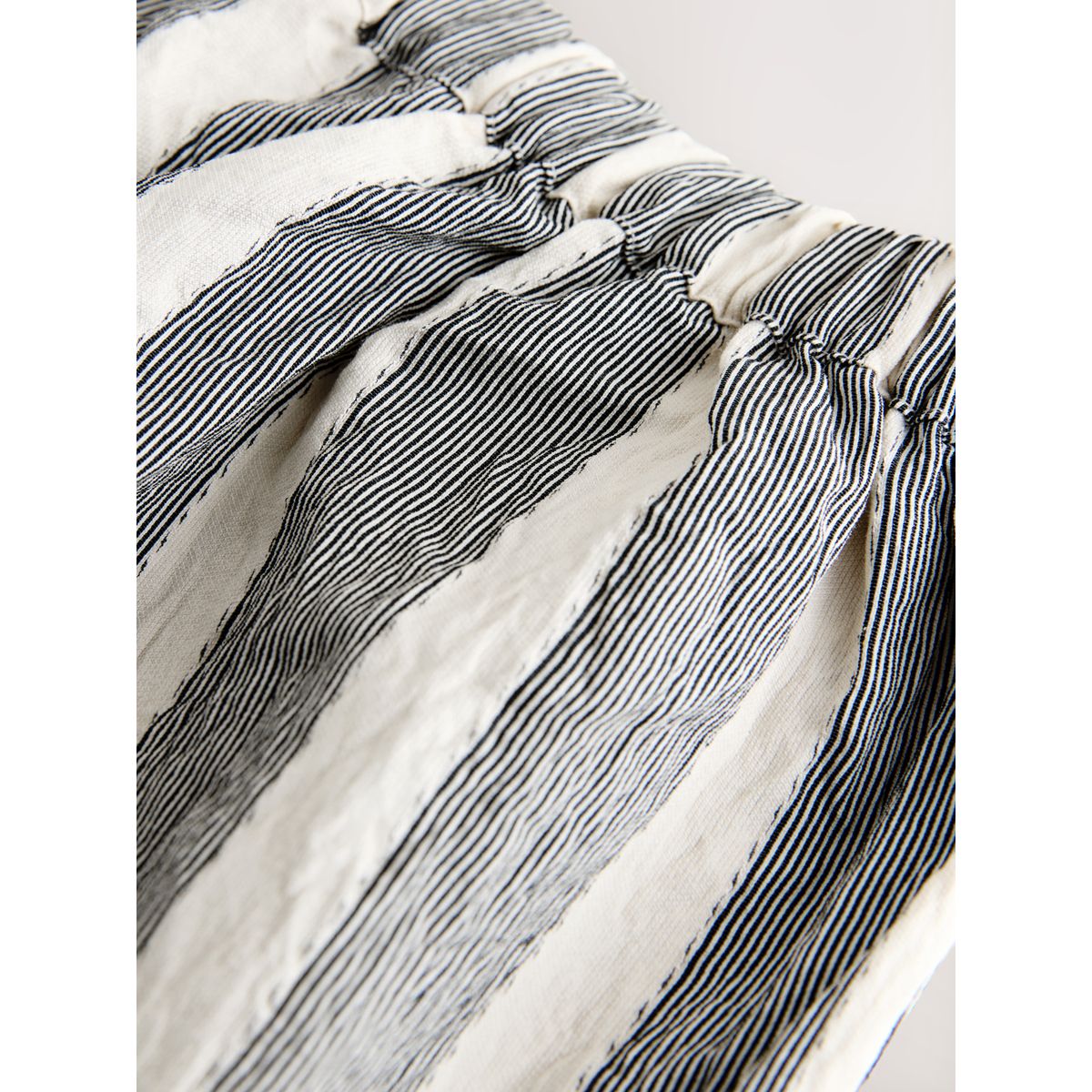 Pantalon large rayures monochromes, NEXT