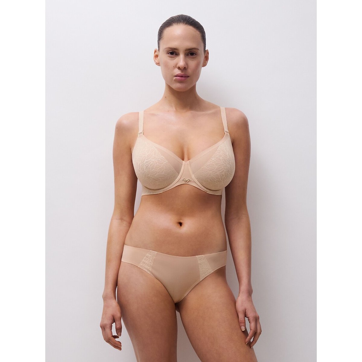 Pure Lace Full Cup Bra beige, CHANTELLE