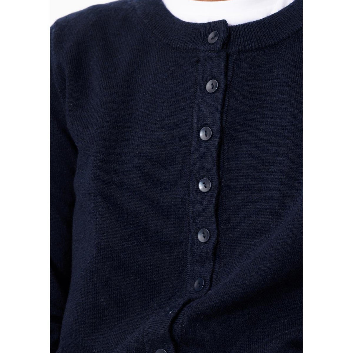 Cardigan en laine mélangée marine, PROMOD