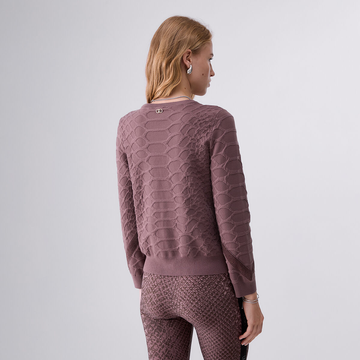 Pull Jacquard rose foncé, LIU JO