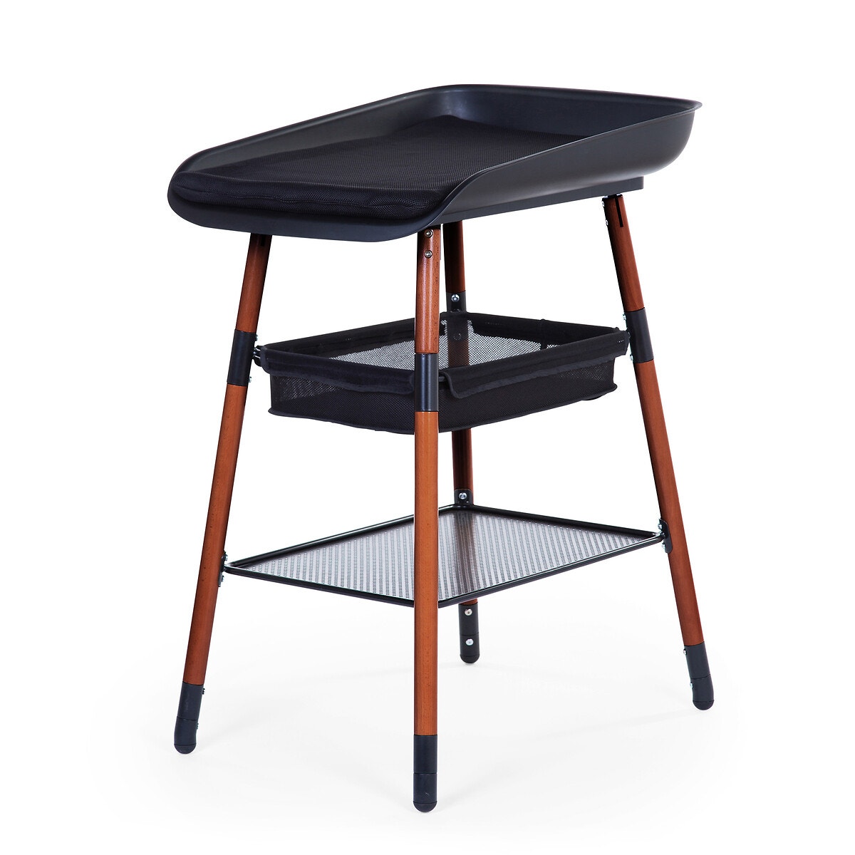 Table à langer Evolux noir/noisette, CHILDHOME